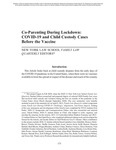 Co-Parenting During Lockdown: COVID-19 and Child Custody Cases Before the Vaccine