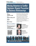 Moving Attention to Conflict Upstream: Dispute Prevention in Business Relationships