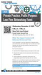 Private Practice, Public Purpose: Law Firm Networking Event by New York Law School
