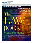 BOOK LAUNCH: The Law Book: From Hammurabi to the International Criminal Court, 250 Milestones in the History of Law