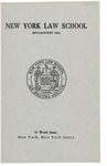 1964 Spring - 1964 Fall Semester by New York Law School