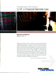 LLM in Financial Services Law Application for Admission