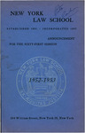 1952-1953 Bulletin