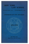 1954-55 Bulletin