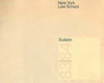 1983-1984 Bulletin by New York Law School