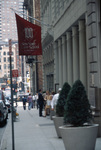 Image of Centennial Banner Above the Law School's 57 Worth Street Building During the Centennial Celebration in 1991 by New York Law School
