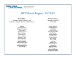 NYLS Loan Report: 2H2013 by New York Law School