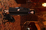 NYLS graduate Amanda Davis wit her guide dog