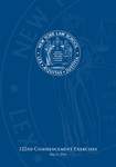 2014 Commencement Program by New York Law School