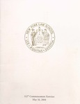 2004 Commencement Program by New York Law School