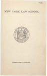 1956 Commencement Program by New York Law School
