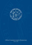 2022 Commencement Program (Classes of 2020, 2021, and 2022) by New York Law School