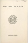 1959 Commencement Program by New York Law School