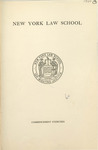 1960 Commencement Program by New York Law School