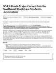 NYLS Hosts Major Career Fair for Northeast Black Law Students Association by New York Law School