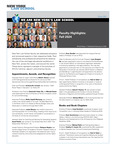 Faculty Highlights: Fall 2024 by New York Law School
