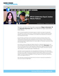 NYLS Celebrates Equal Justice Works Fellows by Jennifer Bancamper