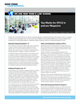 Top Marks for NYLS in preLaw Magazine by Allison Gillingham
