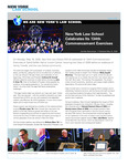 New York Law School Celebrates Its 134th Commencement Exercises