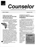 Counselor, vol. 17, no. 7, September 30, 1996