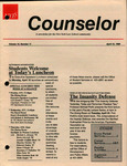 Counselor, vol. 16, no. 1, April 15, 1996