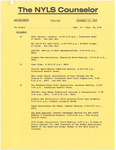 The NYLS Counselor, September 14, 1982 by New York Law School