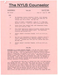The NYLS Counselor, June 10, 1982 by New York Law School