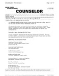 Counselor, vol. 25, no. 28, March 14, 2005
