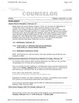 Counselor, vol. 25, no. 24, February 14, 2005