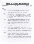 The NYLS Counselor, March 12, 1986 by New York Law School