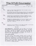 The NYLS Counselor, April 23, 1986 by New York Law School