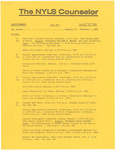 The NYLS Counselor, January 19, 1984 by New York Law School