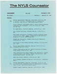 The NYLS Counselor, February 1, 1984 by New York Law School
