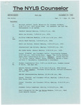 The NYLS Counselor, September 11, 1984 by New York Law School