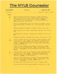 The NYLS Counselor, August 28, 1984 by New York Law School