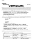 Counselor, vol. 25, no. 1, August 23, 2004 by New York Law School