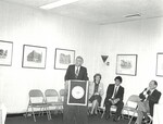 Dean E. Donald Shapiro at the 1983 Bar Bash