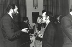 Reception in Froessel Rm. (57 Worth) | Professor Bostjan M. Zupancic, Professor Christine Mary Chinkin, & Professor Edward B. Samuels discuss the lecture