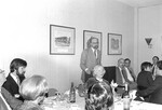 Visiting Professor Quinton Johnstone (NYLS 1985-1988), Professor George W. Dent Jr (NYLS 1982-1990); Associate Dean Margaret Bearn; Hon Ernst Rosenberger (NYLS Class of 1958 and Adjunct Professor 1976-79), Professor David Rice (1978-1987)