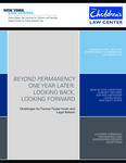 BEYOND PERMANENCY ONE YEAR LATER: LOOKING BACK, LOOKING FORWARD | Challenges for Former Foster Youth and Legal Reform (2016) by Diane Abbey Law Institute for Children and Families and The Children's Law Center