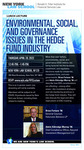 Lunch Lecture | Environmental, Social, and Governance Issues in the Hedge Fund Industry