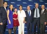 Dean Crowell and Arthur Abbey ’59, Chairman of the New York Law School Board of Trustees (far right) with the 2018 Gala honorees (l-r) Karen Ash ’80, Partner at Katten; Julie Muniz ’97, Partner at Fragomen; John McMahon ’76,former Executive Vice President of Consolidated Edison; and Jim Tricarico ’77, former General Counsel of Edward Jones & Co.. by New York Law School