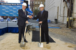 Arthur Abbey '59 and Richard Matasar | Groundbreaking Ceremony Photos | August 1, 2006