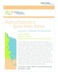 Right of Publicity in Sports Video Games