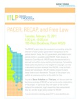 PACER, RECAP, and Free Law