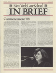 In Brief, vol. 10, no. 4, Summer 1988