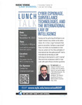 Lunch Talk: Cyber Espionage, Surveillance Technologies, and the International Law of Intelligence
