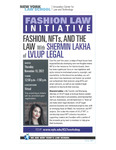 FASHION LAW INITIATIVE | FASHION, NFTs, AND THE LAW With SHERMIN LAKHA at LVLUP LEGAL