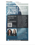 Lecture Series | Toward a Treaty on Crimes Against Humanity by Center for International Law