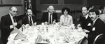 Faculty members at luncheon table – incl. Simak, Brook, Blitman & Kibbey by New York Law School
